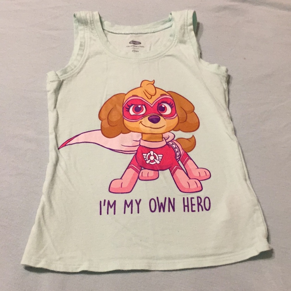 4T, Old Navy, Paw Patrol tank